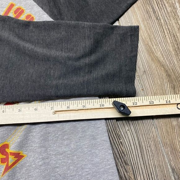 Vintage T Shirt Krokus Eat The Rich 1983 Tour Shirt S/M Raglan 50/50 Made In USA - Picture 11 of 12